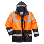 Portwest Hi-Vis Bicolor Werkjas (Oranje/Zwart) 1