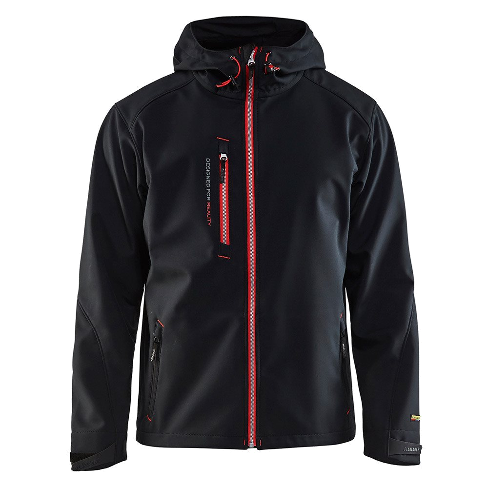 Blaklader Softshell Jack 4949-2517 (Zwart/Rood) 1