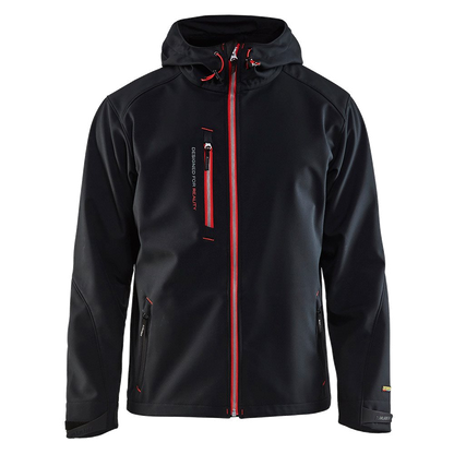 Blaklader Softshell Jack 4949-2517 (Zwart/Rood) 1