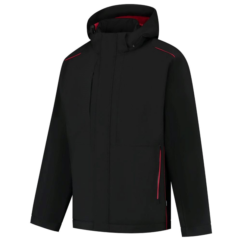 Tricorp Winter Tech Shell Accent (Zwart/Rood) 1