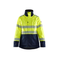 Blaklader Multinorm Dames Winterjas (Geel/Navy) 1