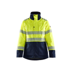 Blaklader Multinorm Dames Winterjas (Geel/Navy) 1