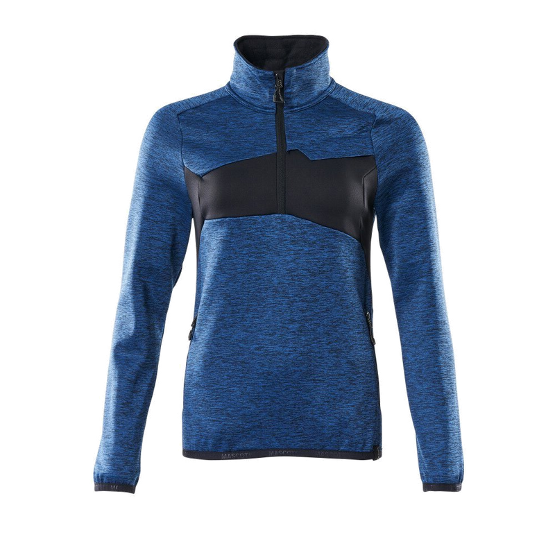 Mascot Dames Fleecetrui Halve Rits (Kobaltblauw/Navy) 4