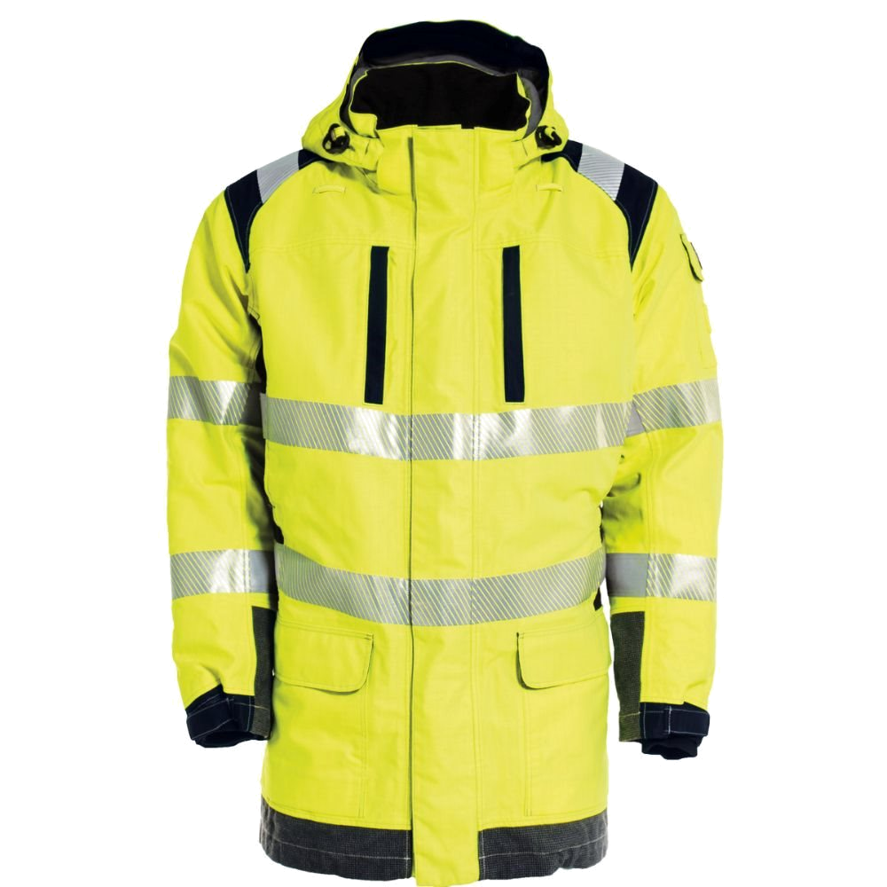 Tranemo Shell FR Winterparka (Geel/Navy) 1