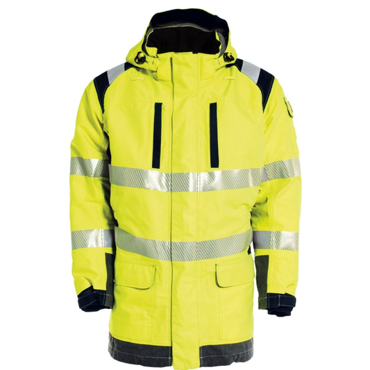 Tranemo Shell FR Winterparka (Geel/Navy) 1
