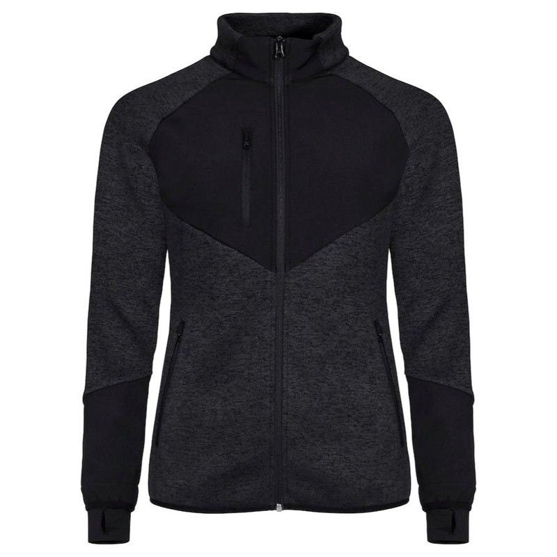 Clique Haines Fleece Jacket Dames (Zwart) 1