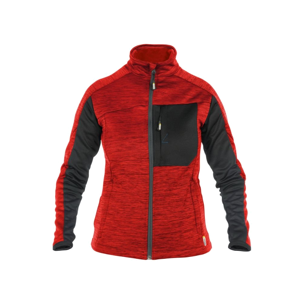 Dassy Convex Midlayer vest dames (Rood/Zwart) 1