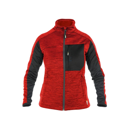 Dassy Convex Midlayer vest dames (Rood/Zwart) 1