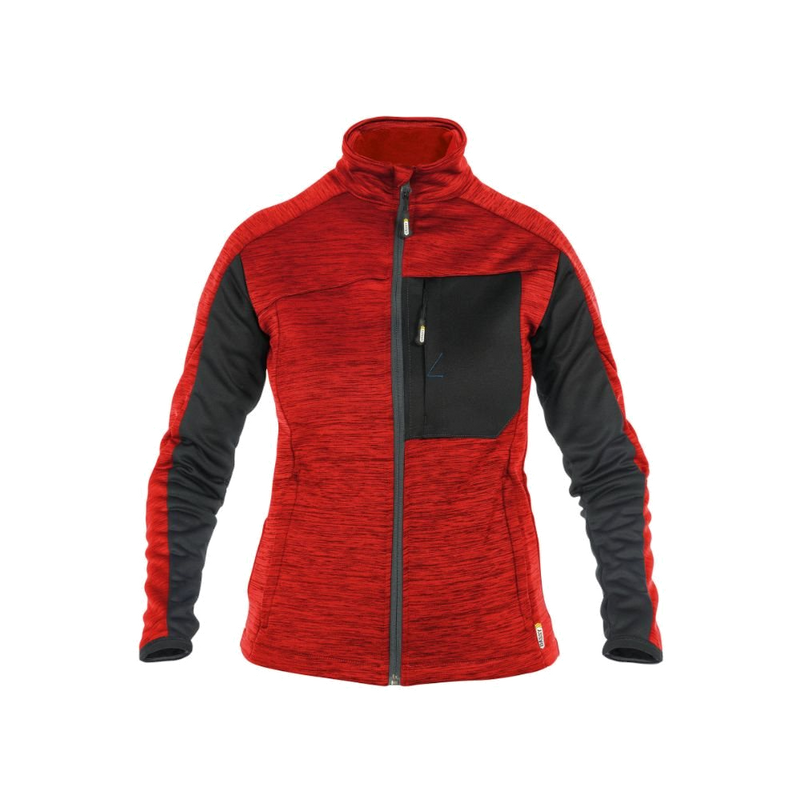 Dassy Convex Midlayer vest dames (Rood/Zwart) 1