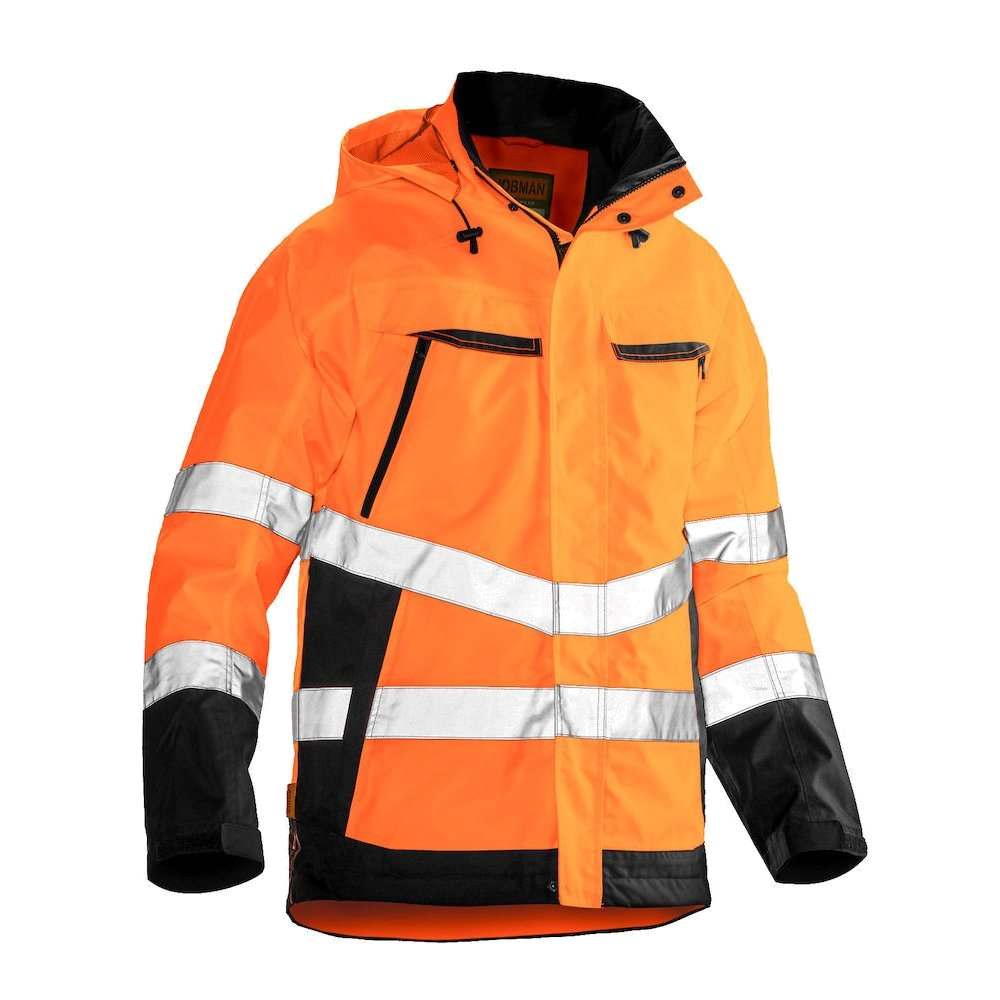 Jobman 1283 Shell Jacket CL.3 (Oranje/Zwart) 1