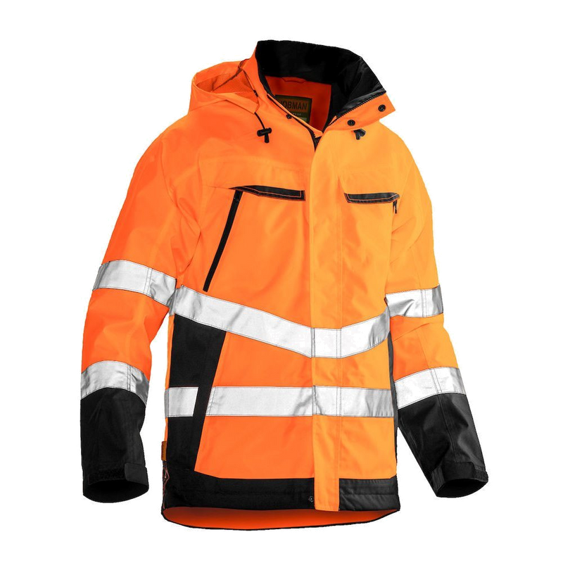 Jobman 1283 Shell Jacket CL.3 (Oranje/Zwart) 1
