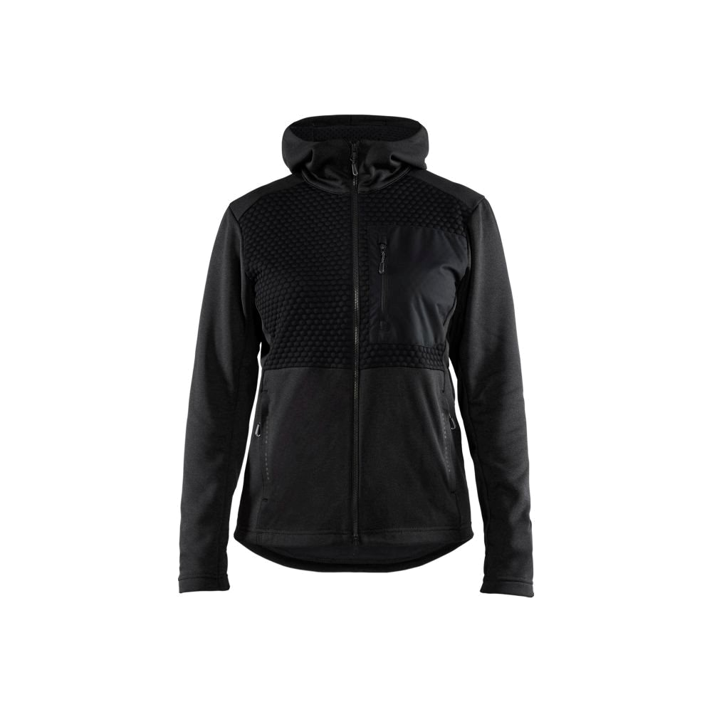 Blaklader Dames Hoodie hele rits (Zwart) 1