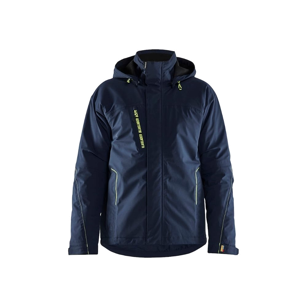 Blaklader Dames Lichtgewicht winterjas (Navy/Geel) 1