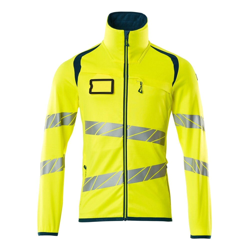 Mascot Accelerate Safe Fleecevest (Geel/Donkerpetrol) 1