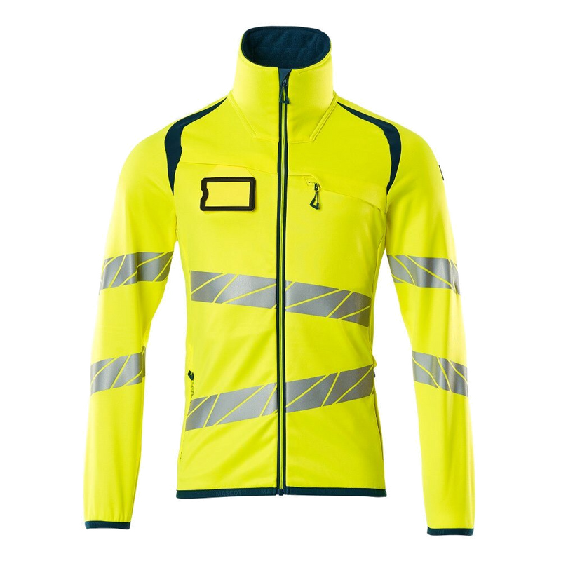 Mascot Accelerate Safe Fleecevest (Geel/Donkerpetrol) 1