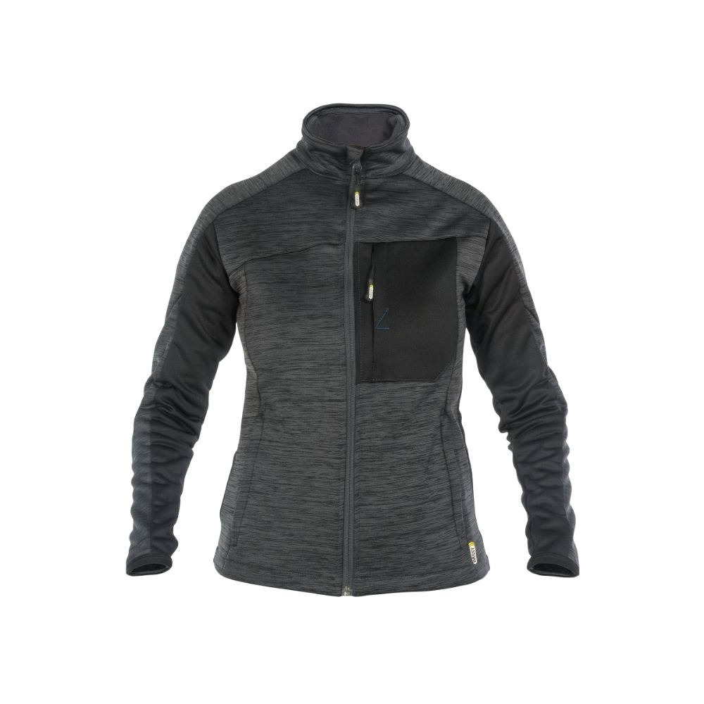 Dassy Convex Midlayer vest dames (Antraciet/Zwart) 1