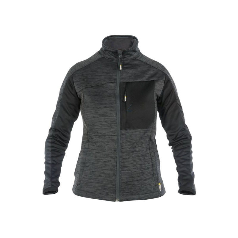 Dassy Convex Midlayer vest dames (Antraciet/Zwart) 1