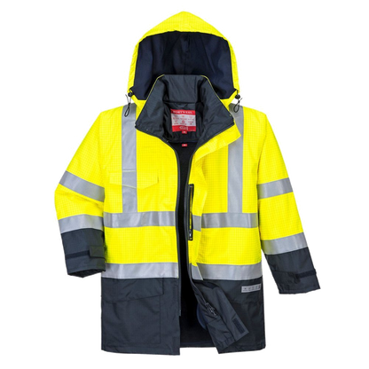 Portwest Bizflame Multi-Protection Jacket (Geel/Navy) 1
