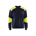 Blaklader Vlamvertragend sweatshirt (Marine/Geel) 1