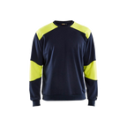 Blaklader Vlamvertragend sweatshirt (Marine/Geel) 1