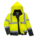 Portwest Hi-Vis Bicolor Bomberjack (Geel/Navy) 1