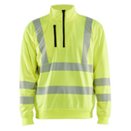 Blaklader High Vis Sweatshirt halve rits (Geel) 1