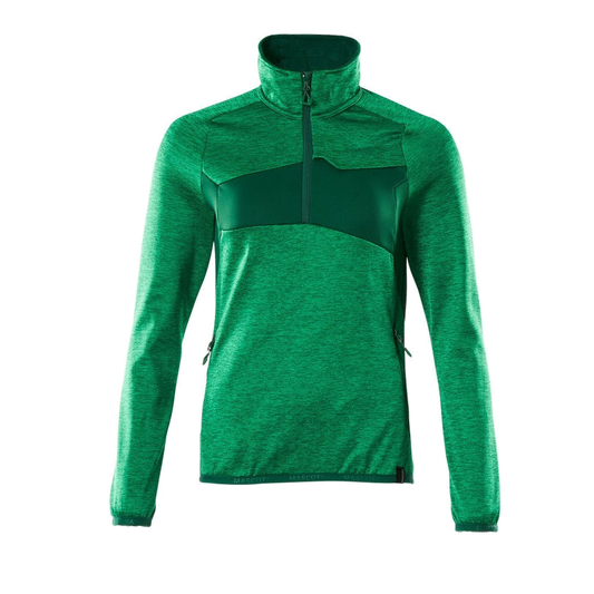 Mascot Dames Fleecetrui Halve Rits (Heldergroen/Groen) 4