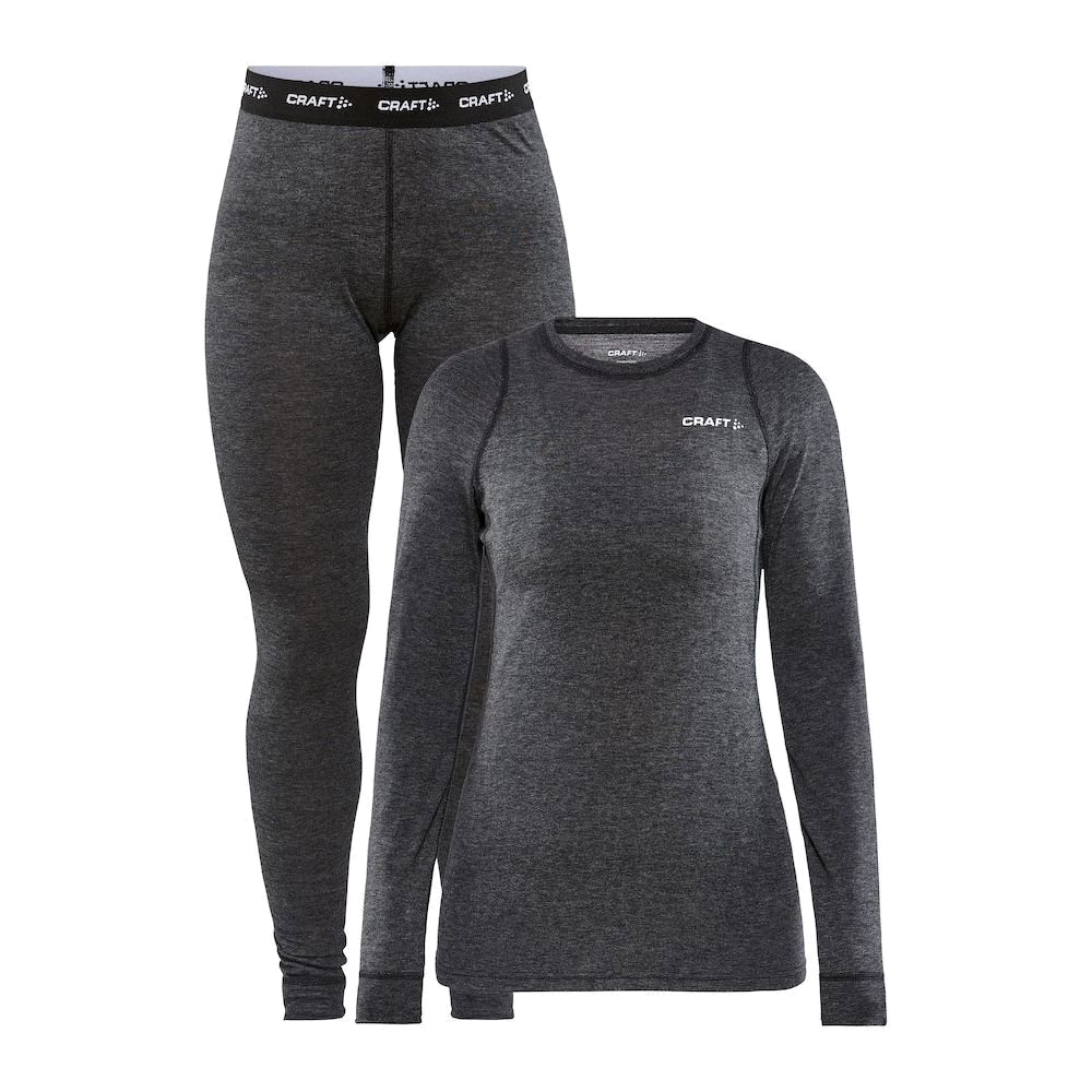 Craft Core Wool Merino Set Dames (998000 Zwart Melange) 1