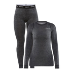 Craft Core Wool Merino Set Dames (998000 Zwart Melange) 1