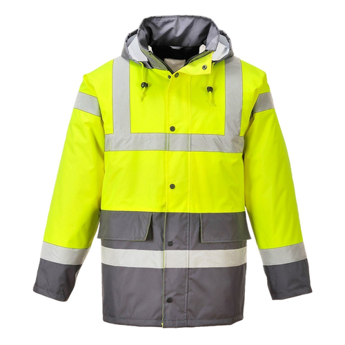 Portwest Contrast Werkjas (Geel/Grijs) 1