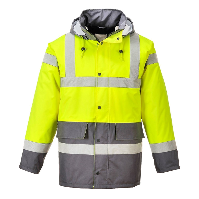 Portwest Contrast Werkjas (Geel/Grijs) 1