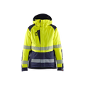 Blaklader Dames Winterjas High Vis (Geel/Navy) 1