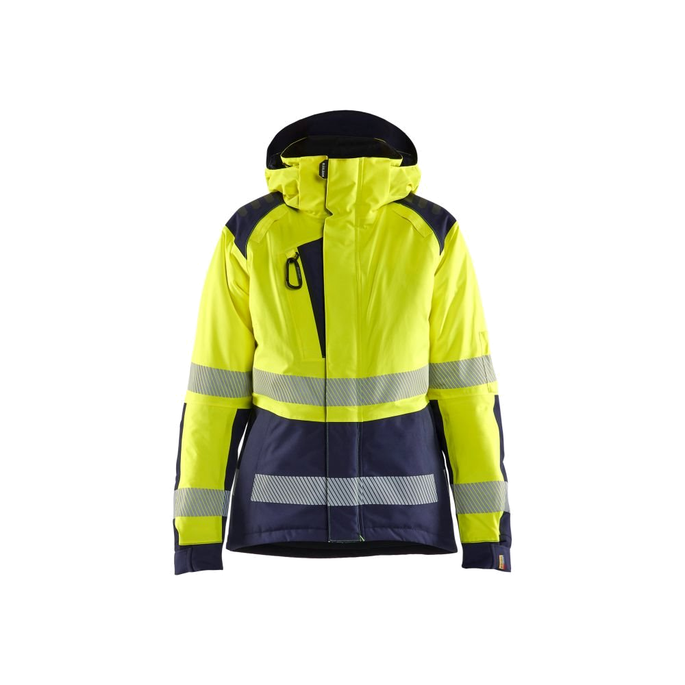 Blaklader Dames Winterjas High Vis (Geel/Navy) 1