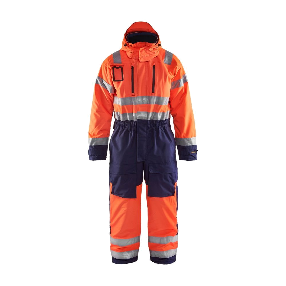 Blaklader Winteroverall HiVis 6763-1977 (5389 Oran/Navy) 1