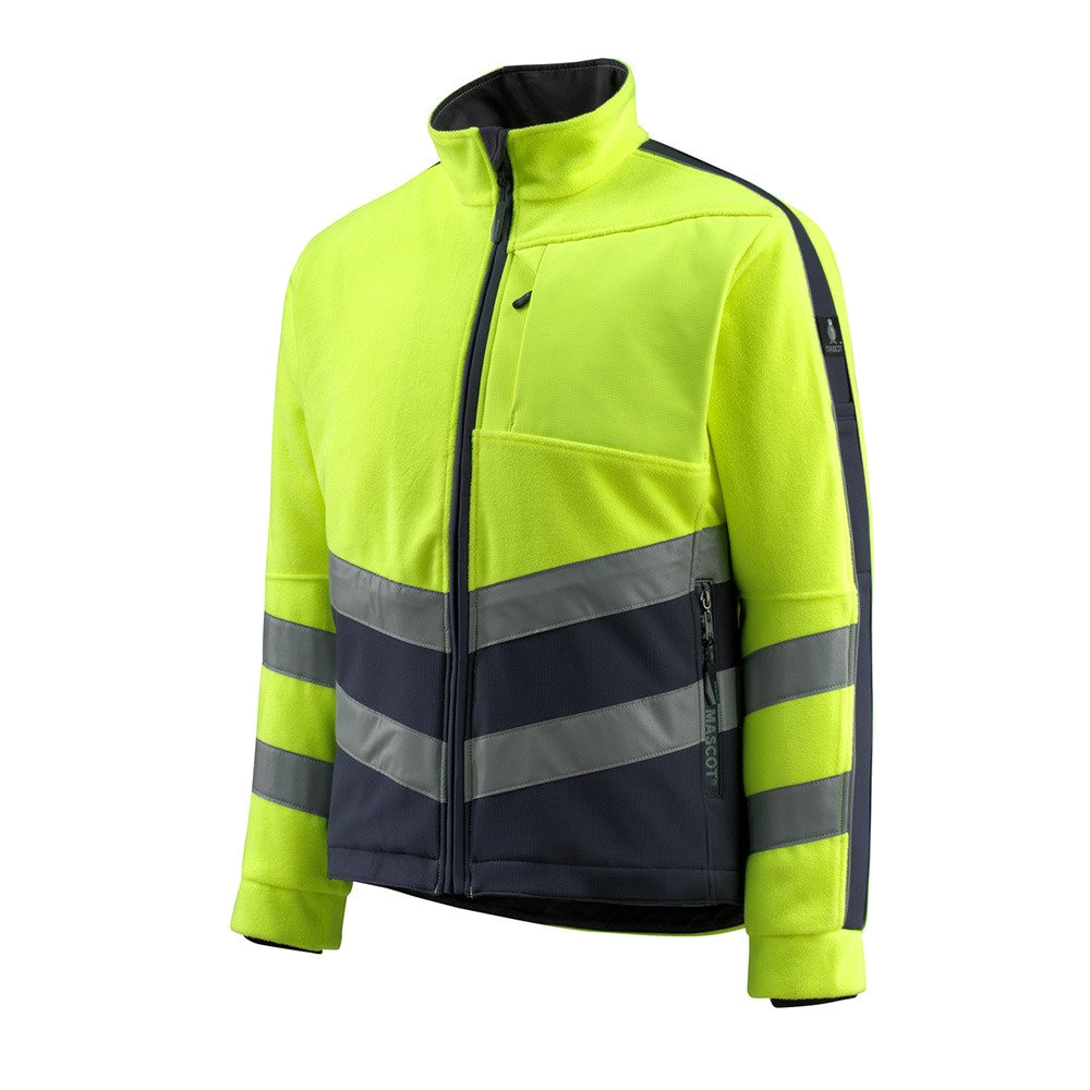 Mascot Sheffield Hi-Vis Fleecejack 15503 (Geel/Navy) 1