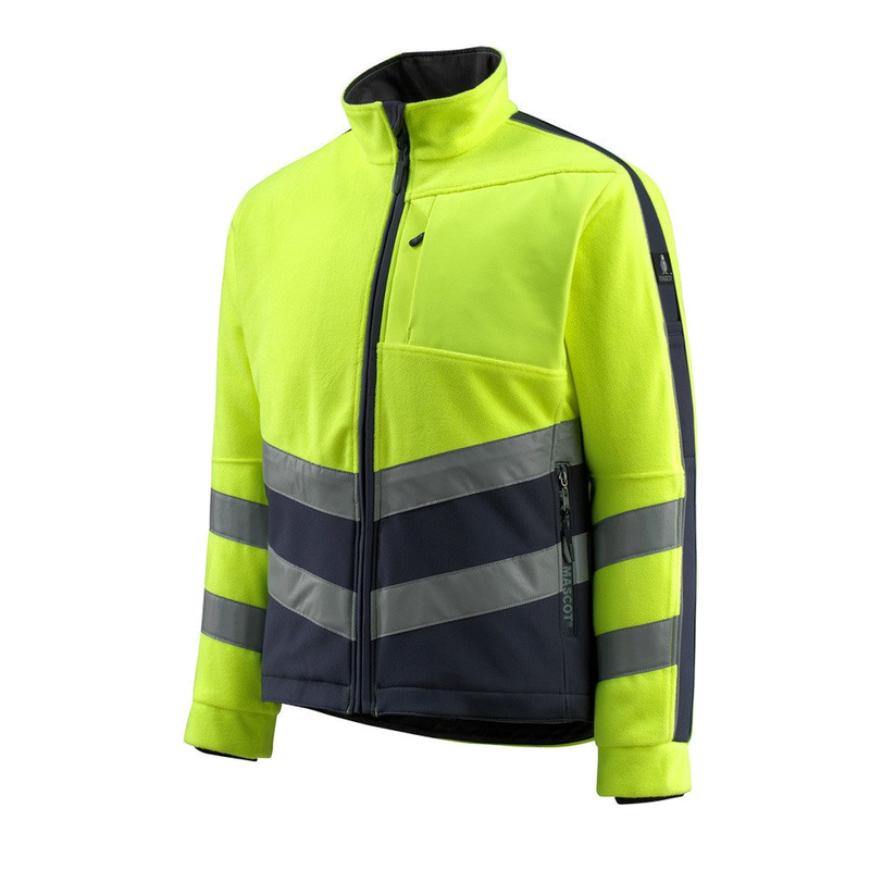 Mascot Sheffield Hi-Vis Fleecejack 15503 (Geel/Navy) 1