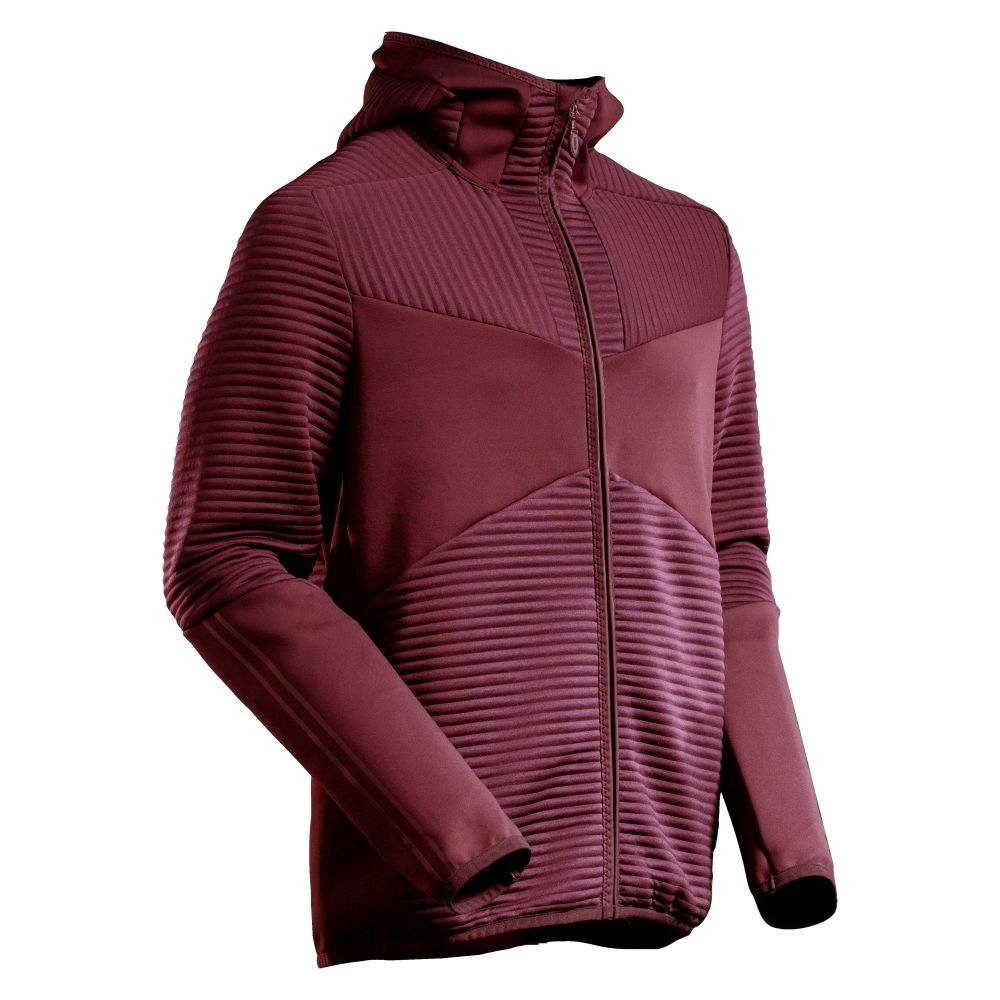 Mascot Stretch Fleecevest met capuchon (Bordeaux) 1