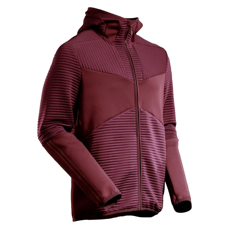 Mascot Stretch Fleecevest met capuchon (Bordeaux) 1