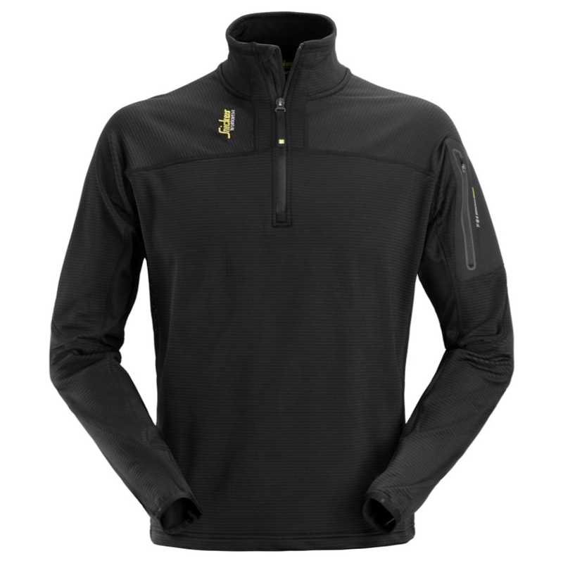Snickers Half Zip Sweatshirt (Zwart) 1