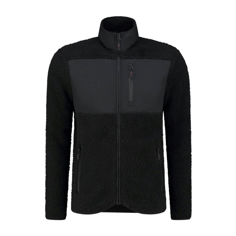 Santino Sherpa Fleecejack Brooklyn (Zwart) 1
