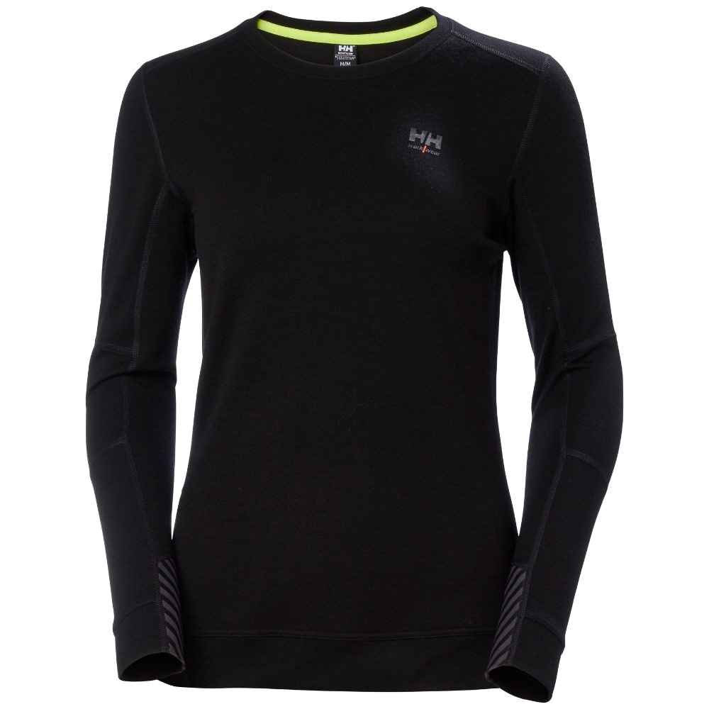 Helly Hansen Women Lifa Merino Crewn (Zwart) 1