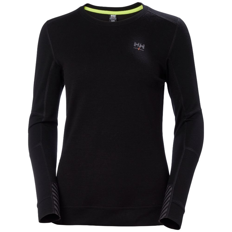 Helly Hansen Women Lifa Merino Crewn (Zwart) 1