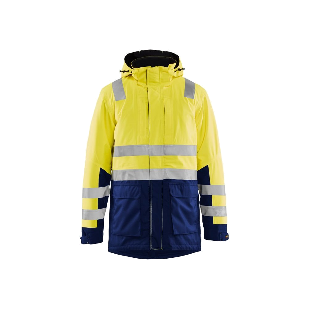 Blaklader HiVis parka 4495-1987 (3389 Geel/Navy) 1