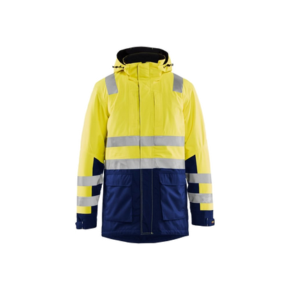 Blaklader HiVis parka 4495-1987 (3389 Geel/Navy) 1