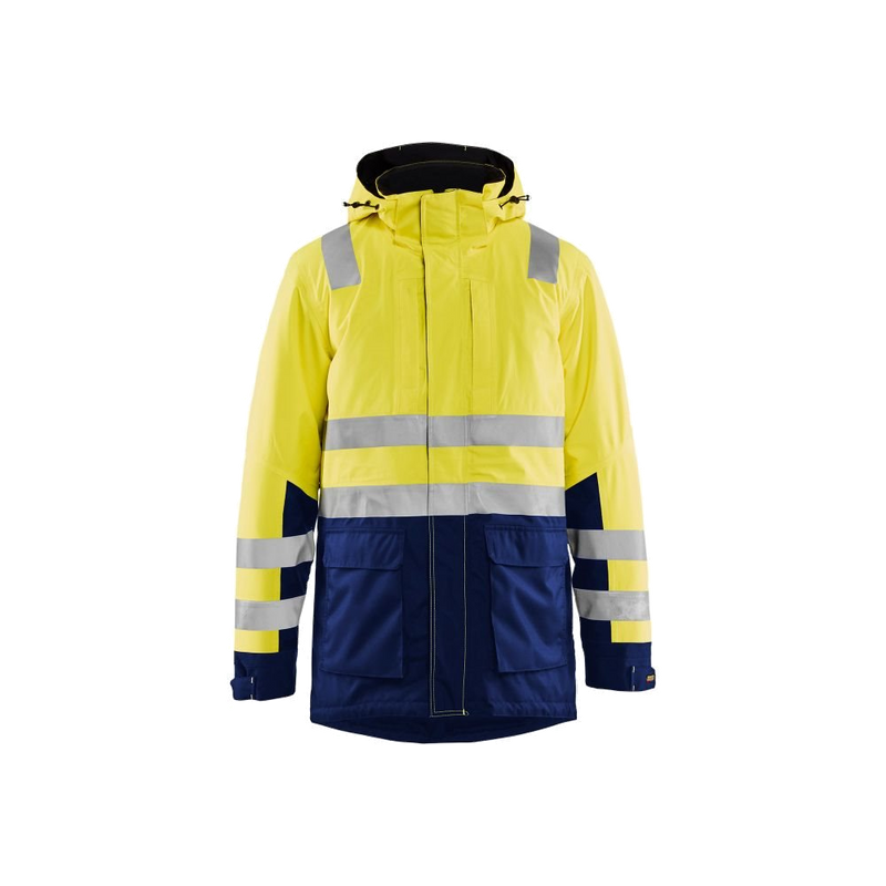 Blaklader HiVis parka 4495-1987 (3389 Geel/Navy) 1