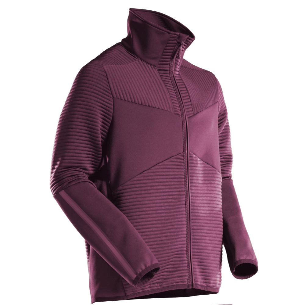 Mascot Customized Fleecetrui Met Rits (Bordeaux) 1