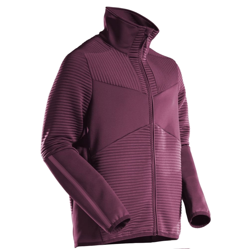 Mascot Customized Fleecetrui Met Rits (Bordeaux) 1