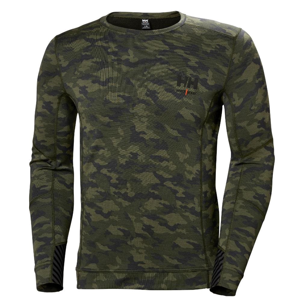 Helly Hansen Lifa Merino Crewneck ( Groen/Camo) 1