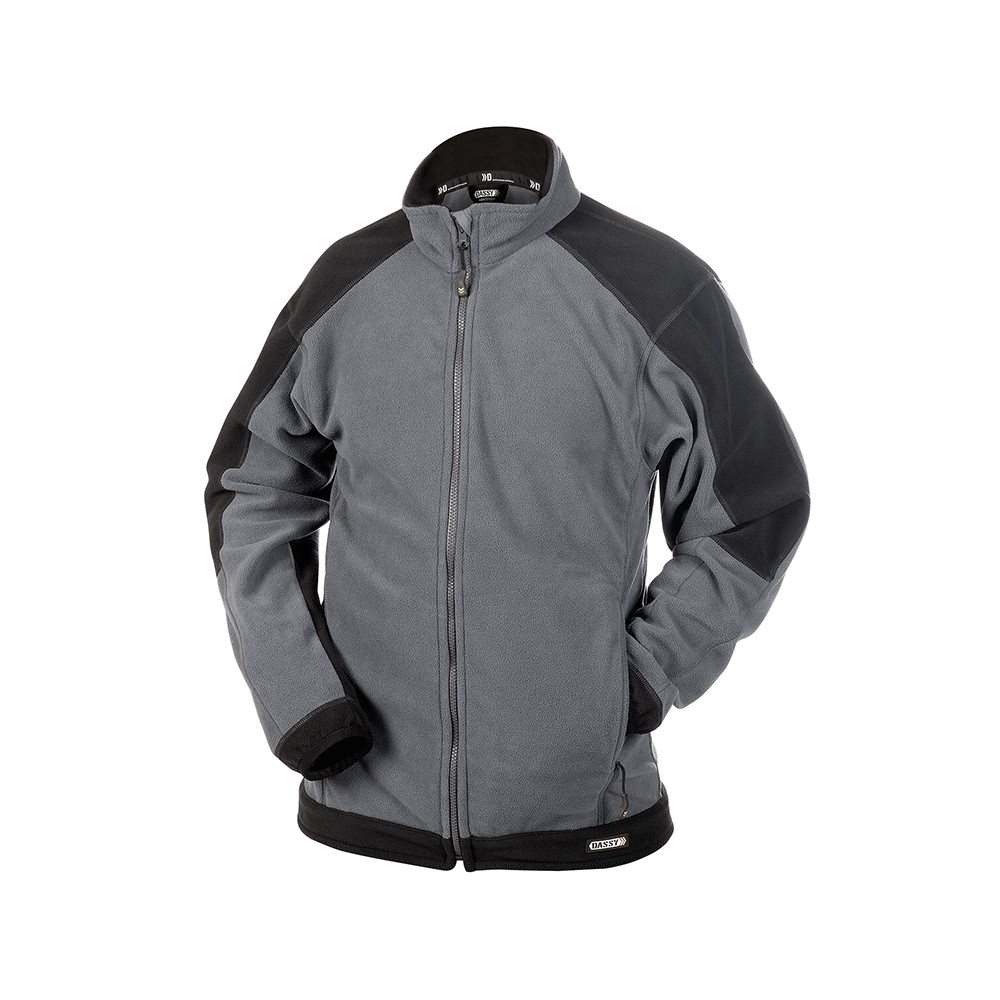 DASSY Kazan Bicolor fleecevest (Cementgrijs/Zwart) 1