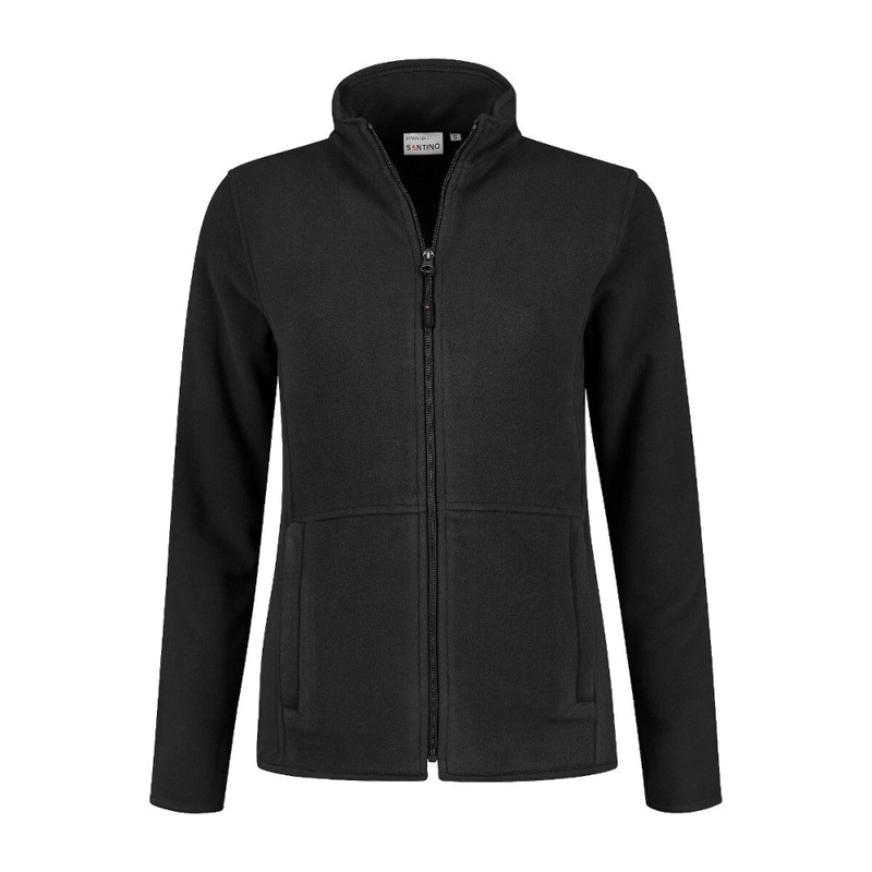 Santino Fleecejack Bormio Ladies (Zwart) 1